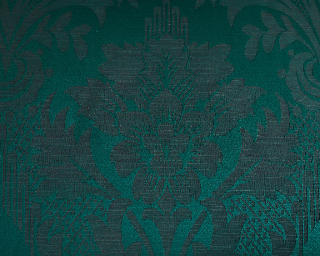 Pair of Drexel Heritage Slipper Chairs Fortuny Style Fabric