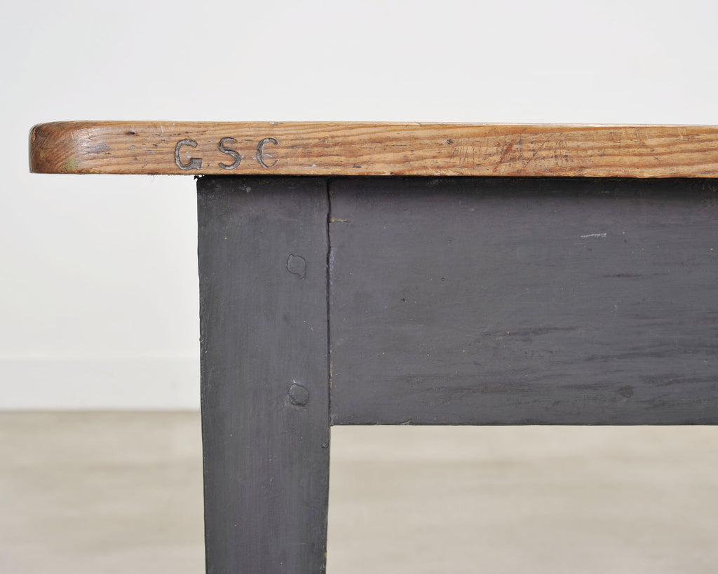 Rustic Country French Provincial Pine Farmhouse Dining Table