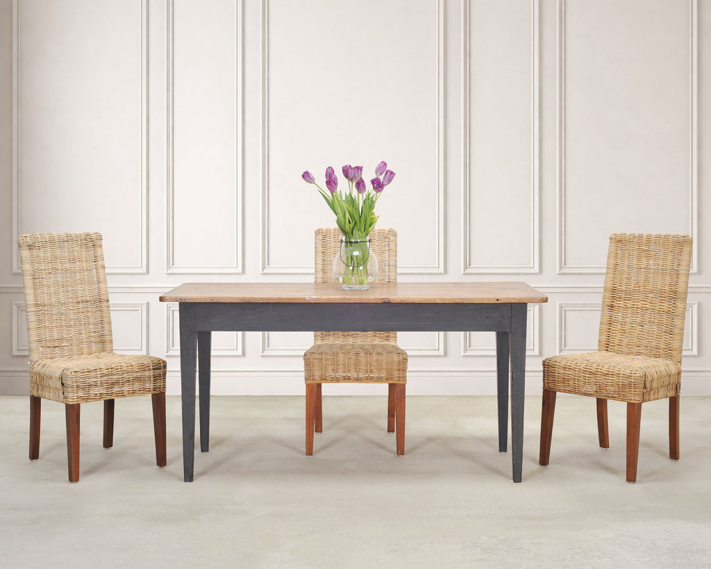 Rustic Country French Provincial Pine Farmhouse Dining Table