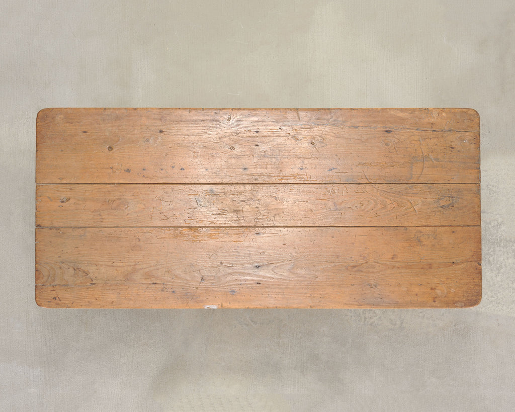 Rustic Country French Provincial Pine Farmhouse Dining Table