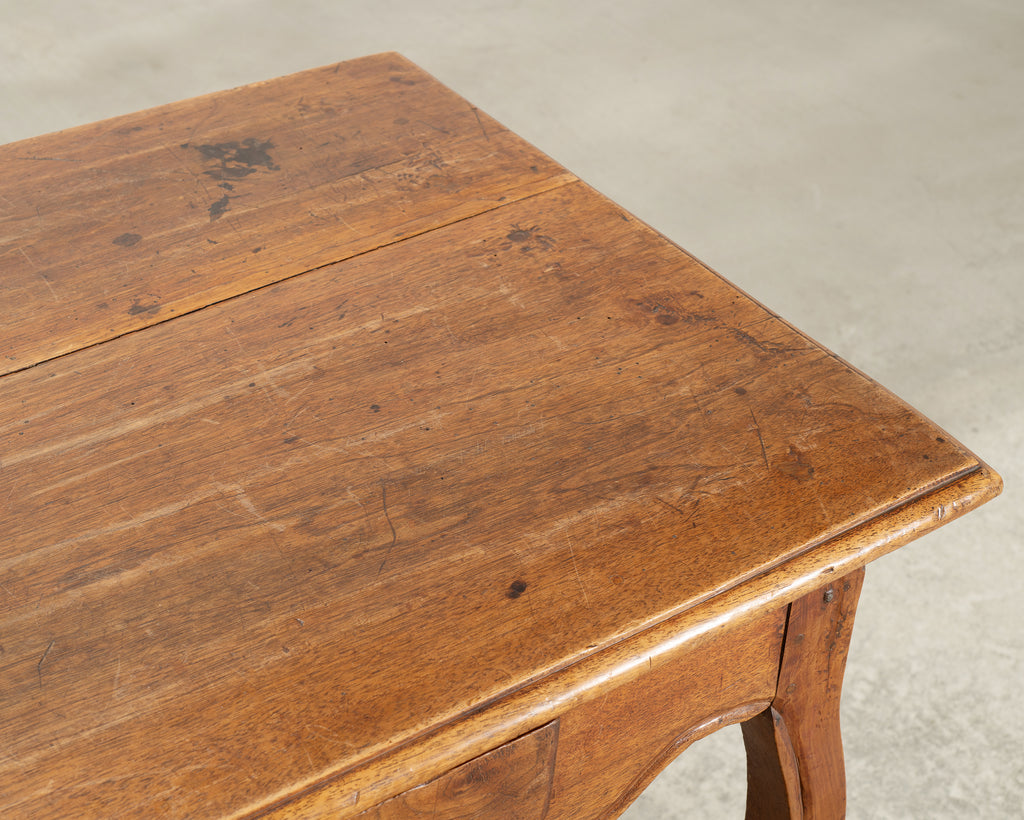 18th Century Country French Provincial Walnut Writing Desk