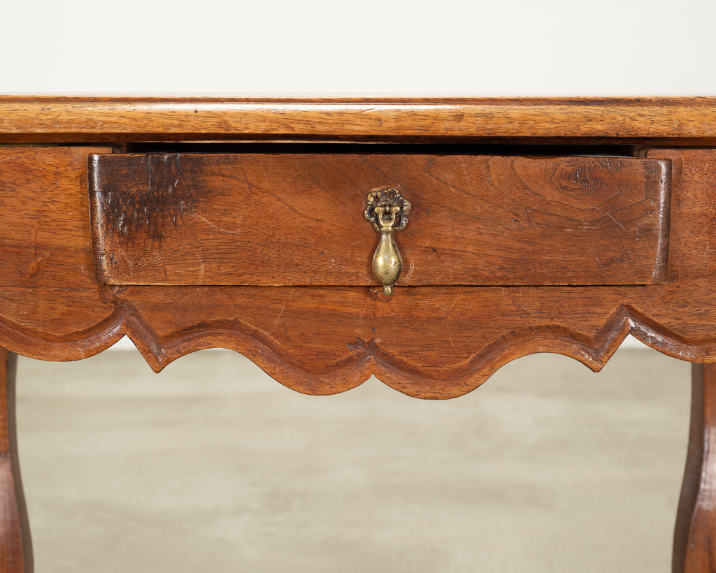 18th Century Country French Provincial Walnut Writing Desk