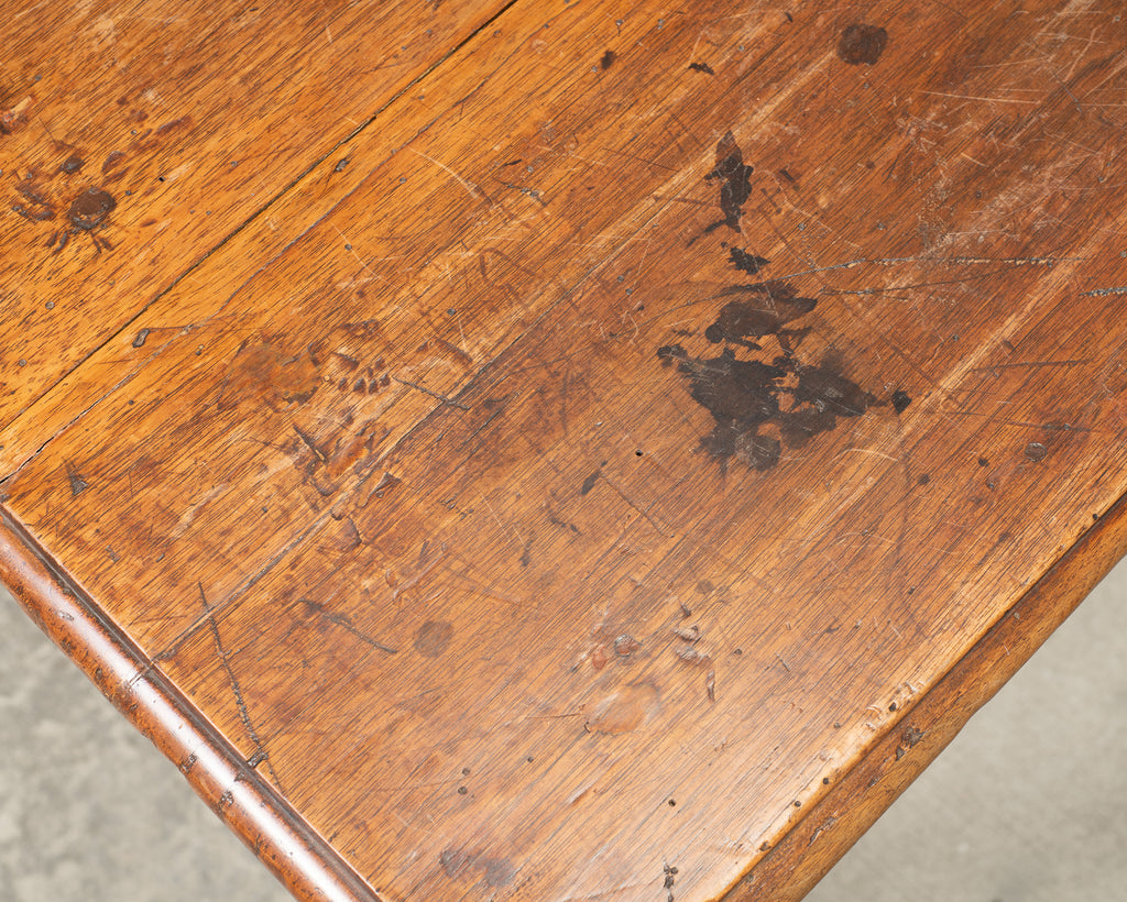 18th Century Country French Provincial Walnut Writing Desk