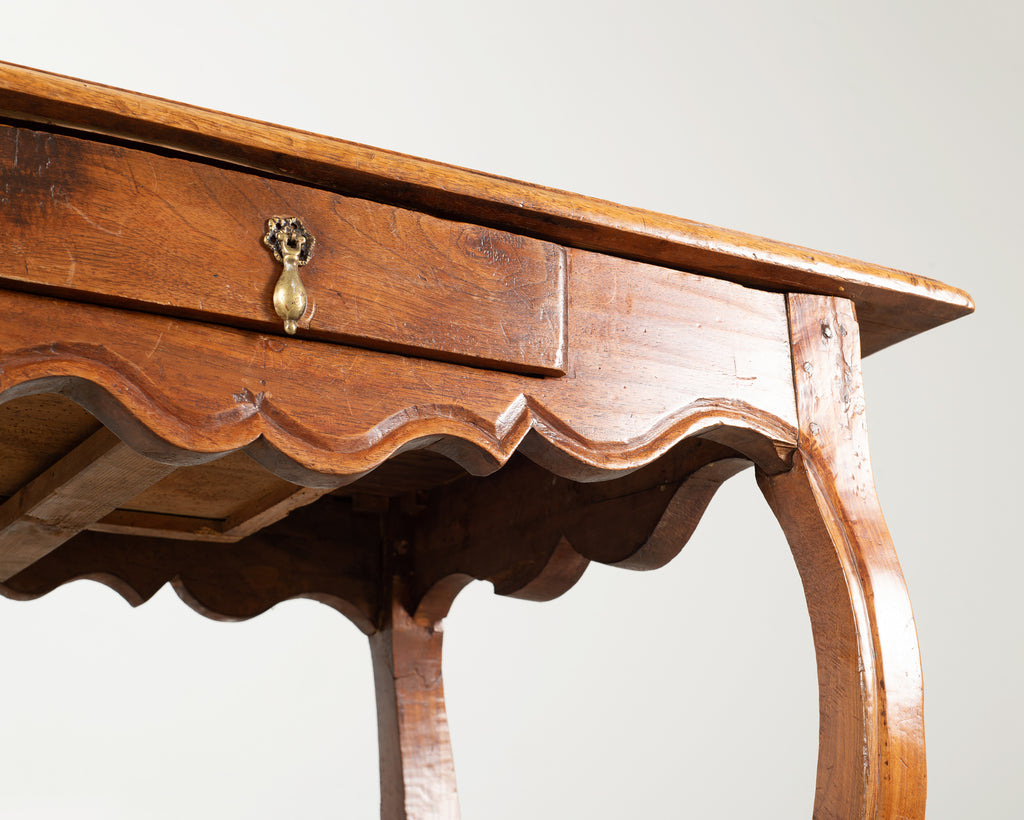 18th Century Country French Provincial Walnut Writing Desk