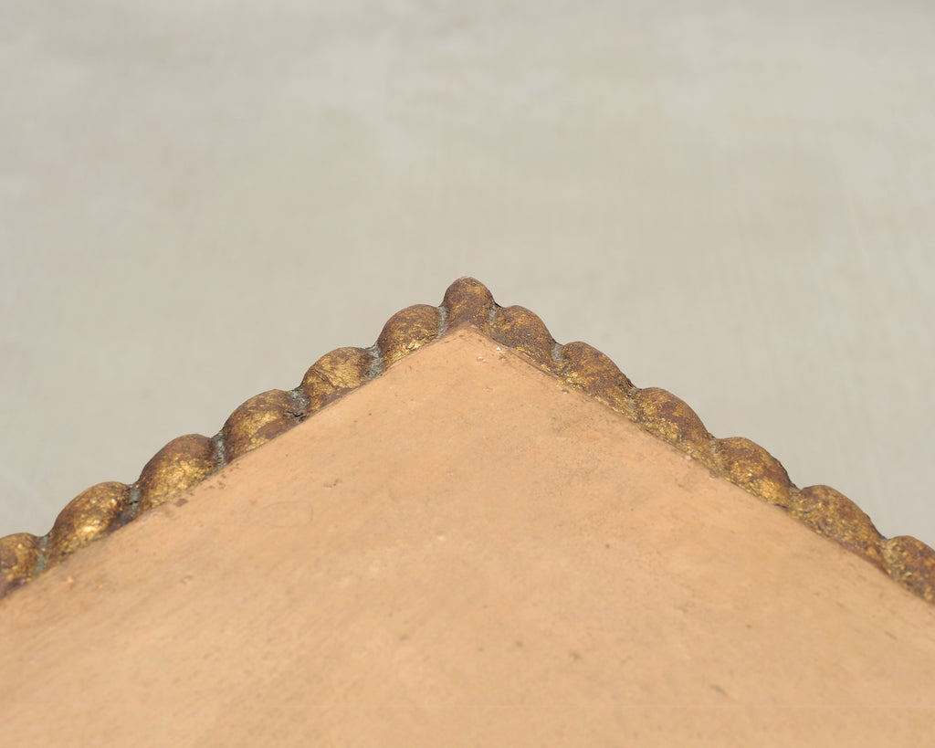 Italian Baroque Carved Gilt Fragment Pedestal Drink Table