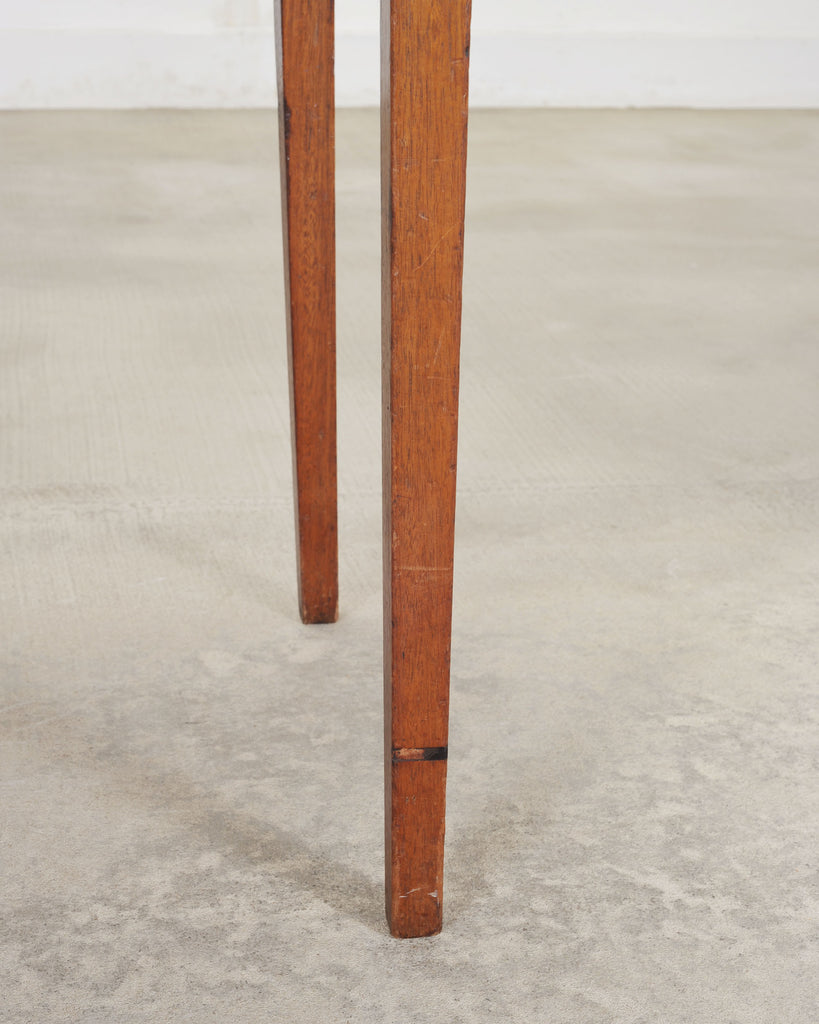 19th C. English Regency Bow Front Side Table or Small Desk