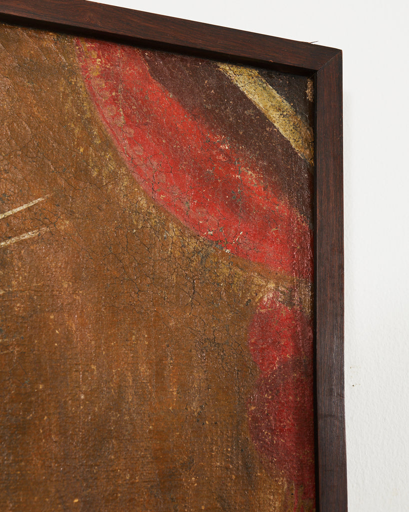 Spanish Colonial Cuzco School Madonna Virgin Mary Painting