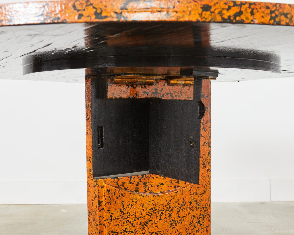 Art Deco Speckled Center Table by Artist Ira Yeager