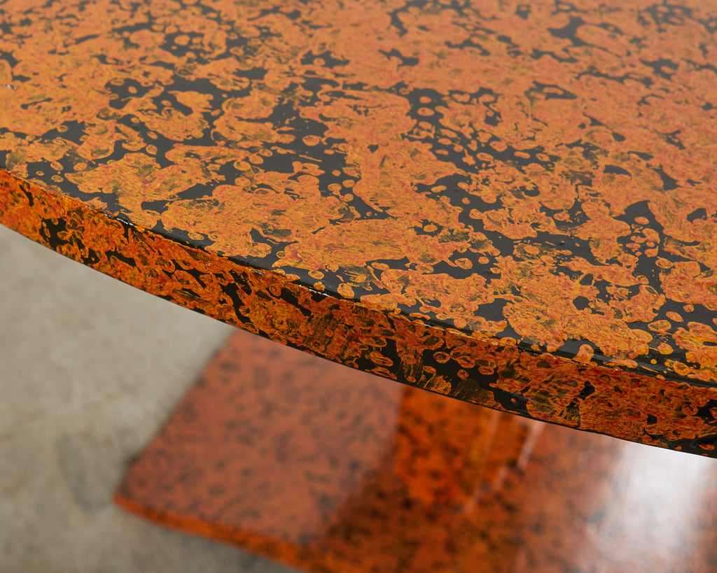 Art Deco Speckled Center Table by Artist Ira Yeager