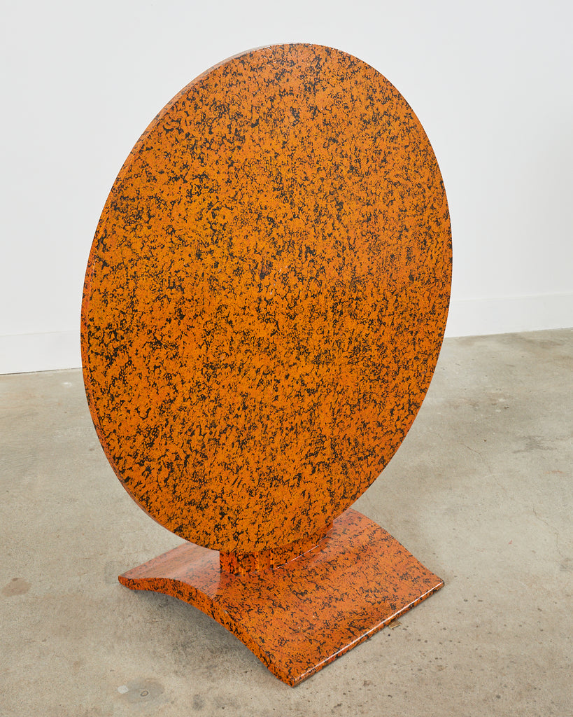 Art Deco Speckled Center Table by Artist Ira Yeager