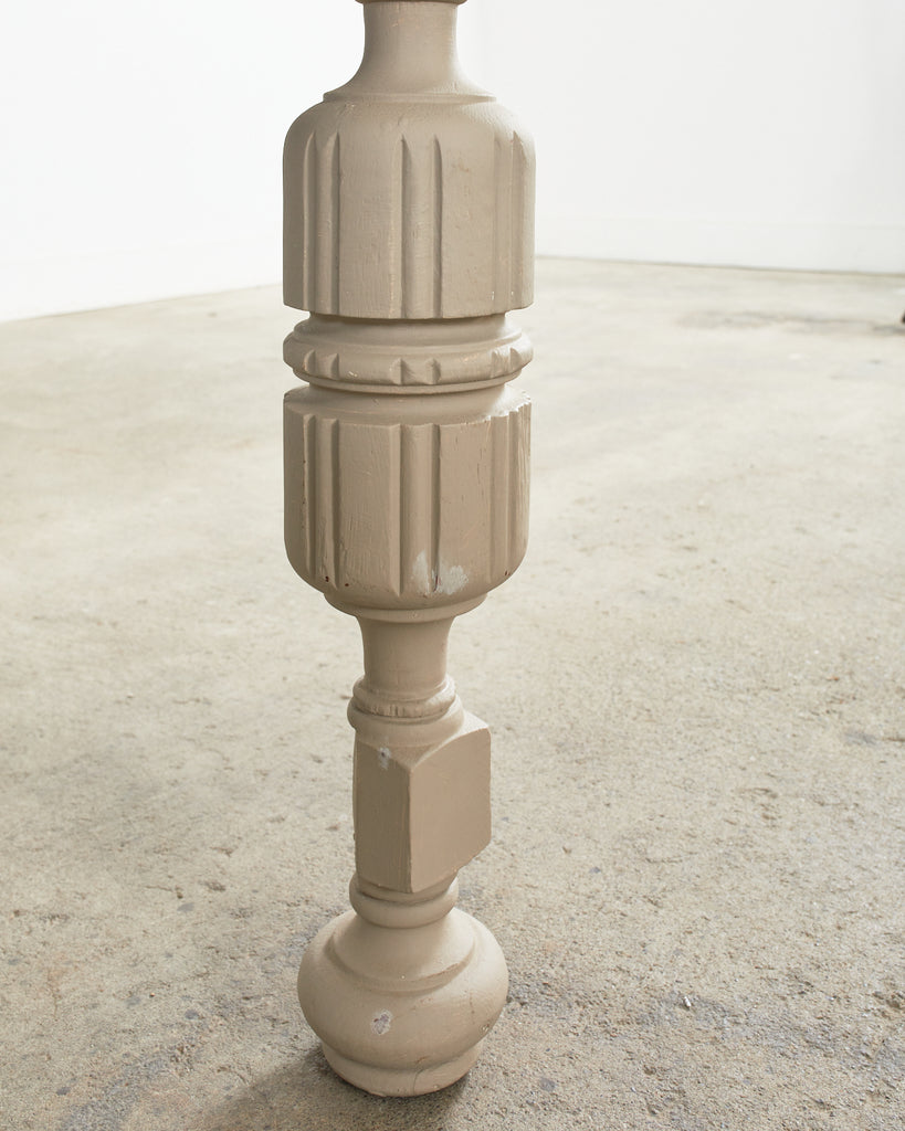 Elizabethan Style Dining Table Speckled by Artist Ira Yeager