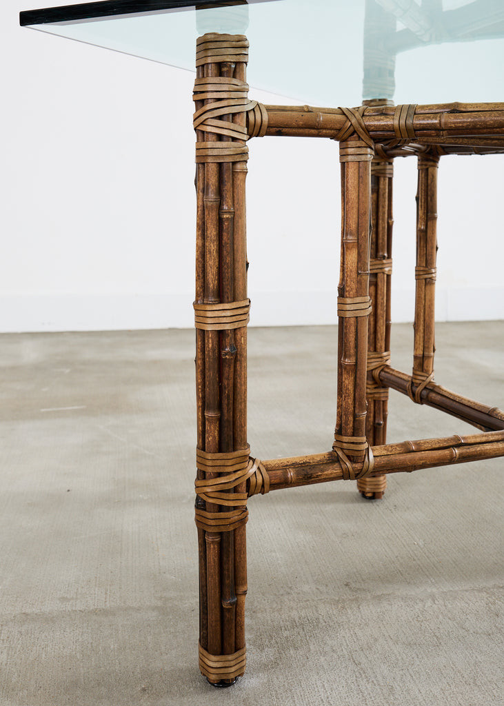 McGuire Organic Modern Bamboo Square Dining Table