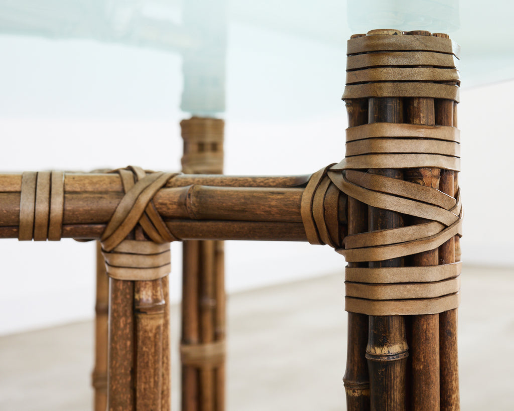 McGuire Organic Modern Bamboo Square Dining Table