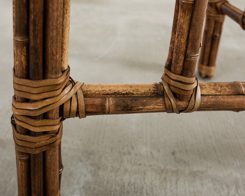 McGuire Organic Modern Bamboo Square Dining Table