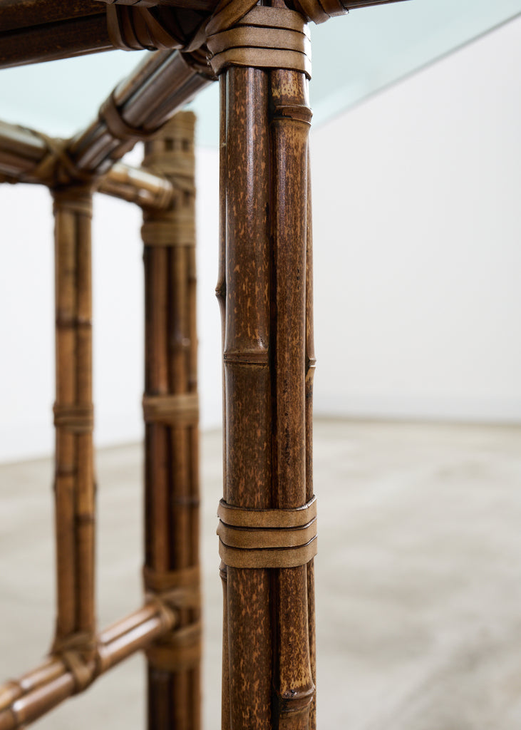 McGuire Organic Modern Bamboo Square Dining Table