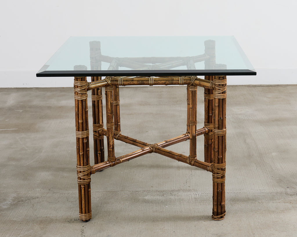 McGuire Organic Modern Bamboo Square Dining Table