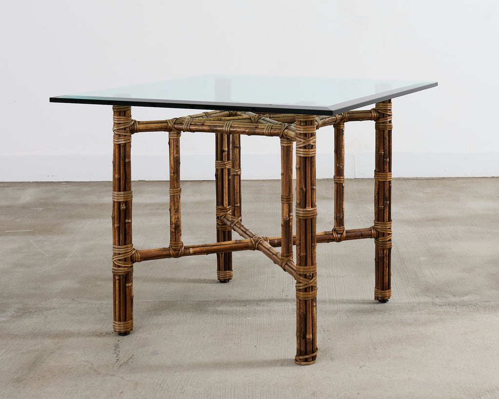 McGuire Organic Modern Bamboo Square Dining Table