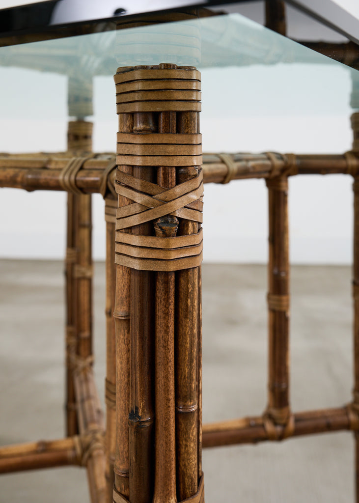 McGuire Organic Modern Bamboo Square Dining Table