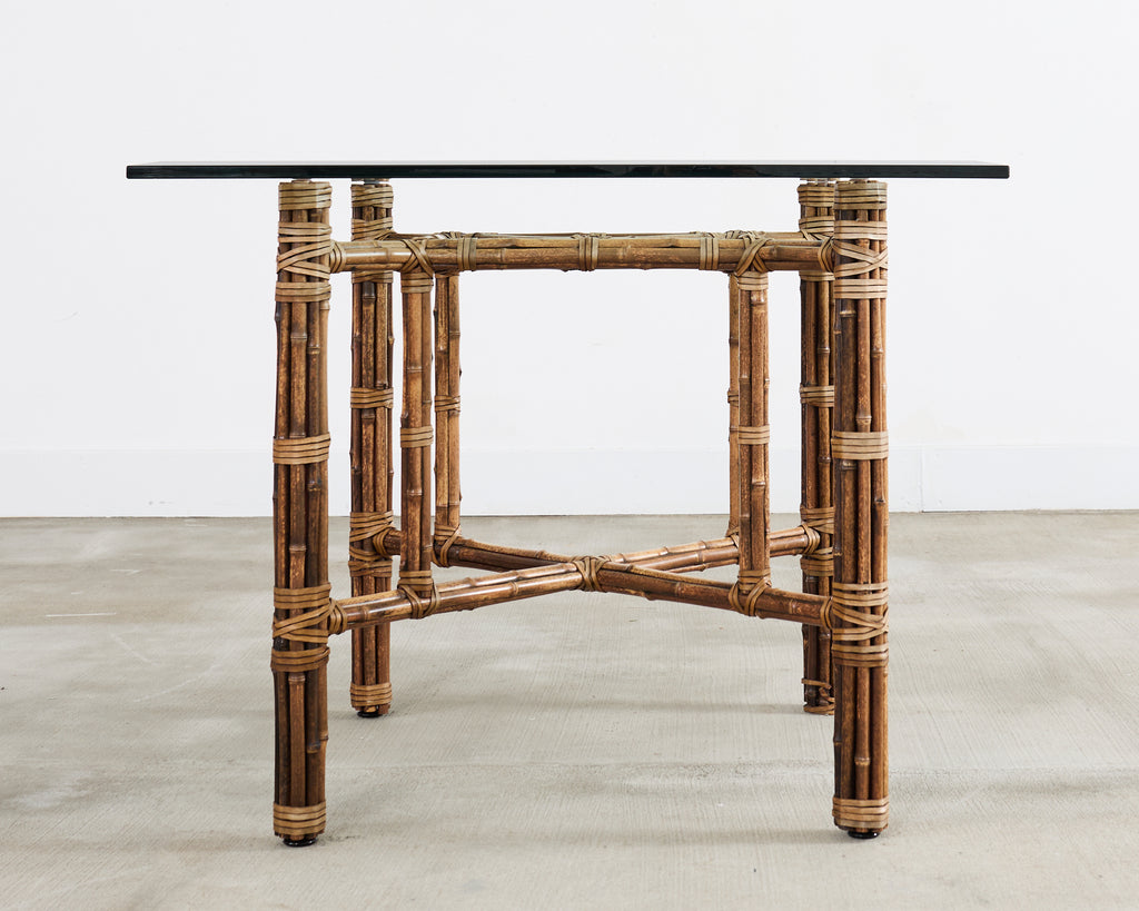 McGuire Organic Modern Bamboo Square Dining Table