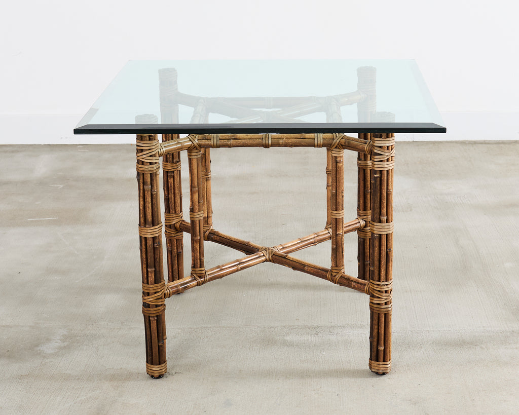 McGuire Organic Modern Bamboo Square Dining Table