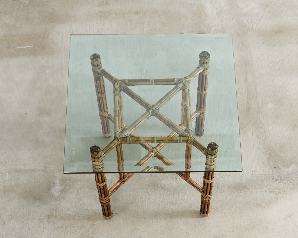 McGuire Organic Modern Bamboo Square Dining Table