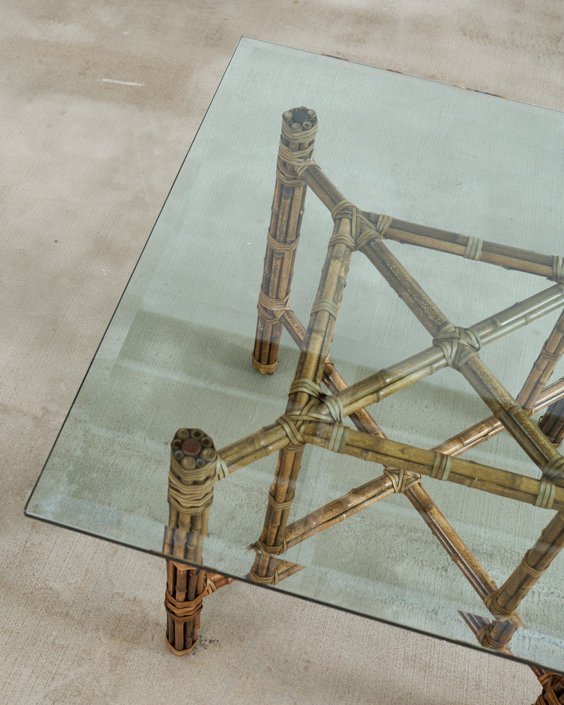 McGuire Organic Modern Bamboo Square Dining Table