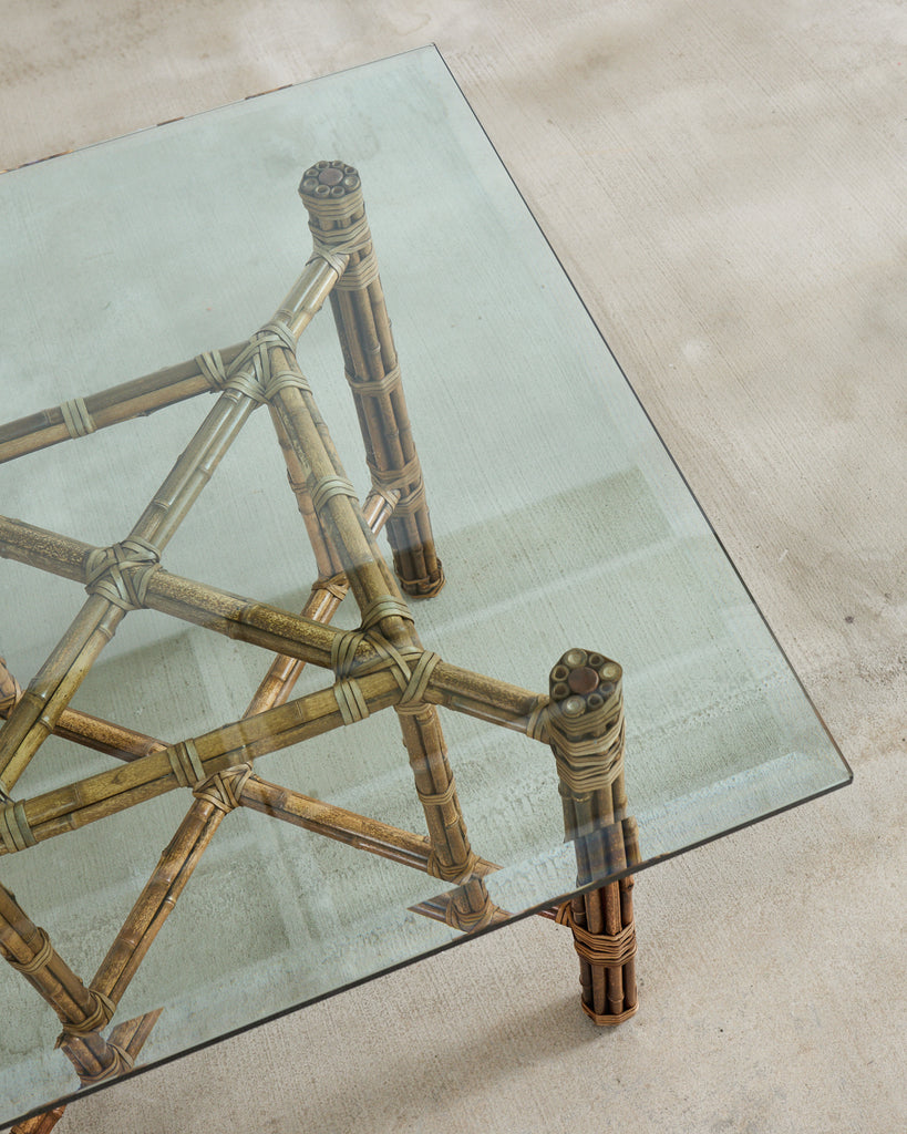 McGuire Organic Modern Bamboo Square Dining Table