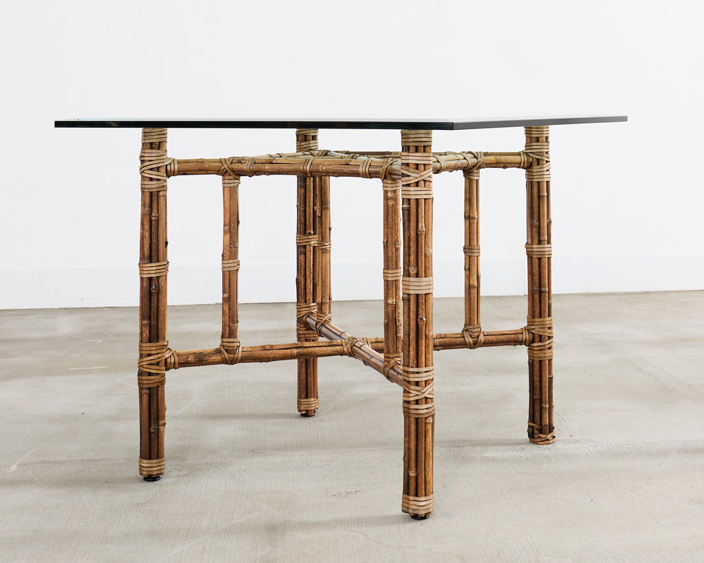McGuire Organic Modern Bamboo Square Dining Table