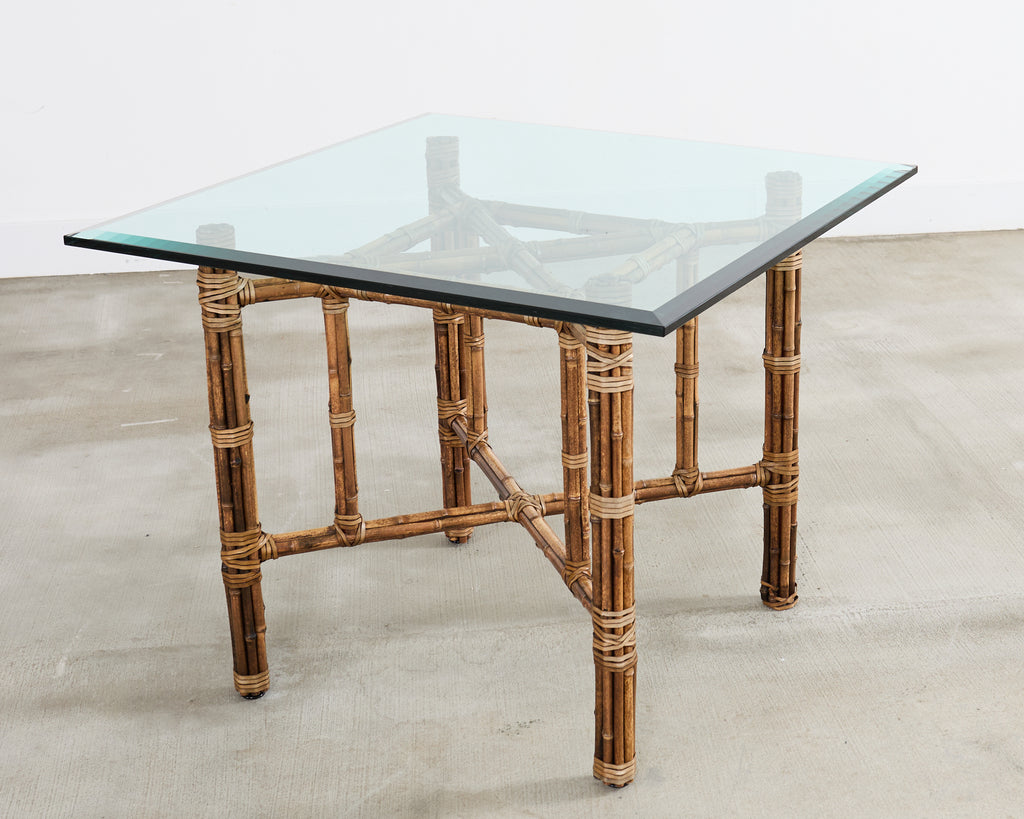 McGuire Organic Modern Bamboo Square Dining Table