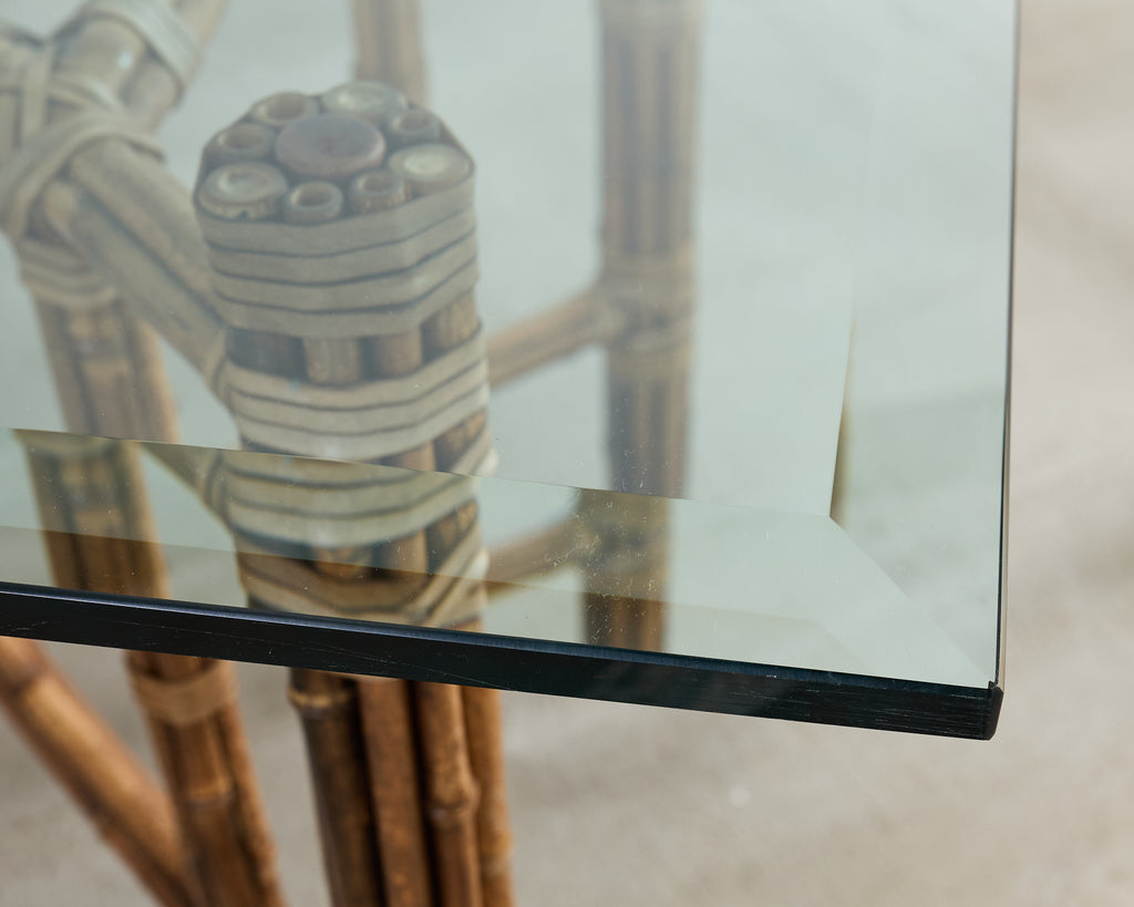 McGuire Organic Modern Bamboo Square Dining Table