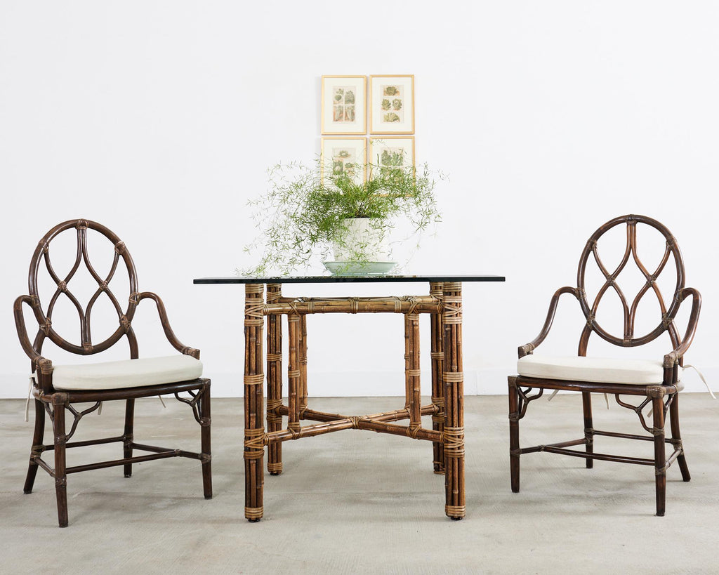 McGuire Organic Modern Bamboo Square Dining Table