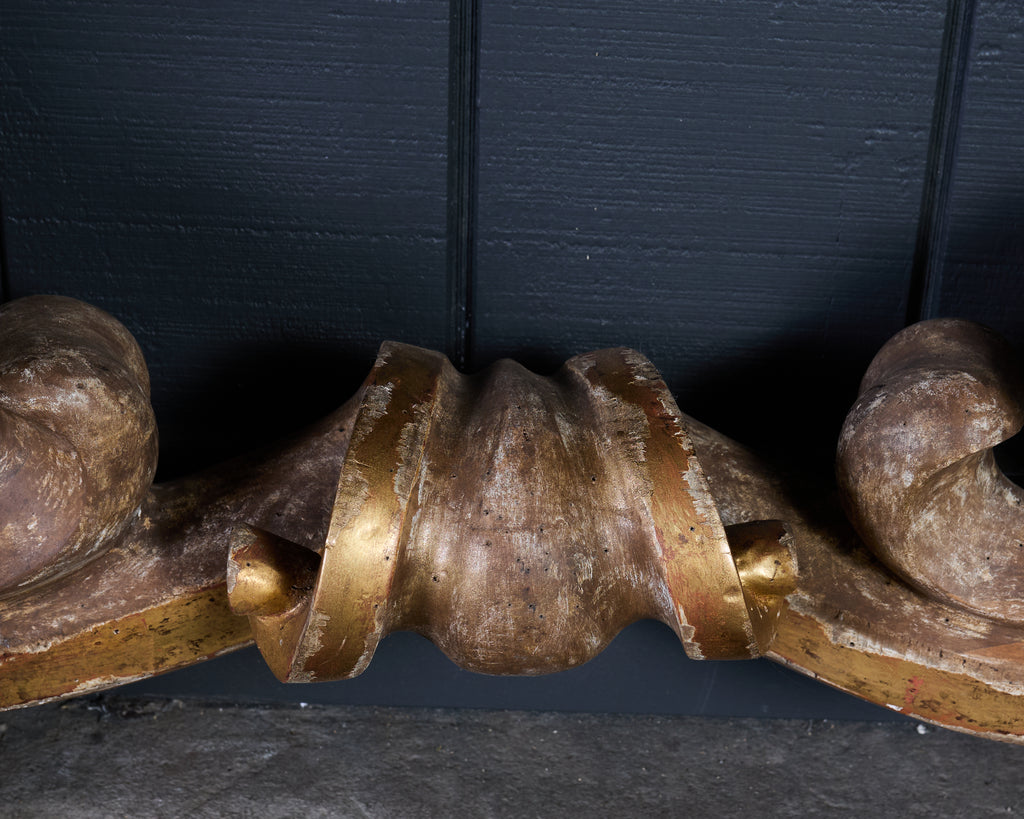 Dennis and Leen Baroque Console French Limestone Top