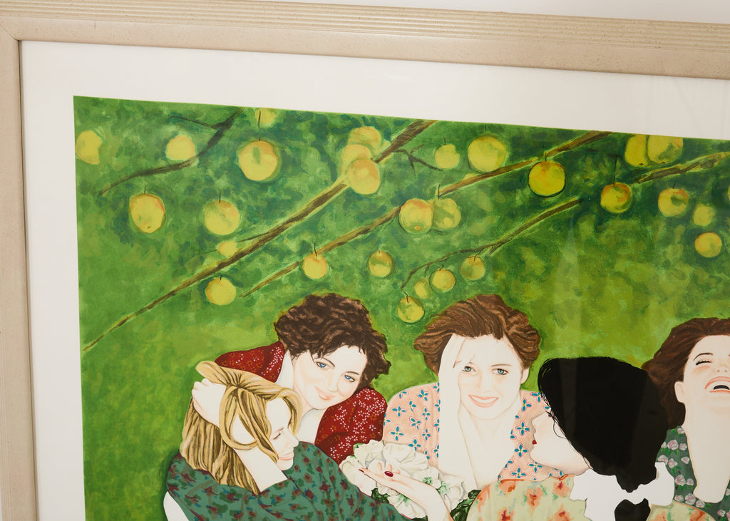 Christine Rosamond Signed Lithograph "Storyteller III" 1991