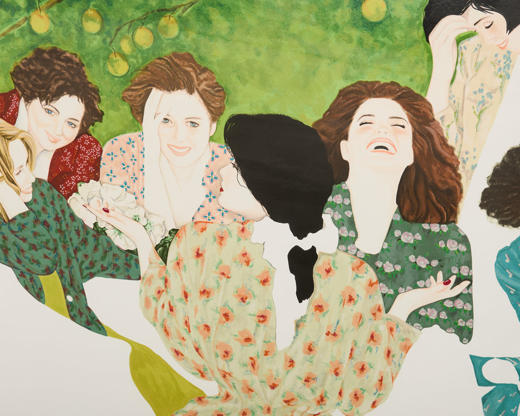 Christine Rosamond Signed Lithograph "Storyteller III" 1991