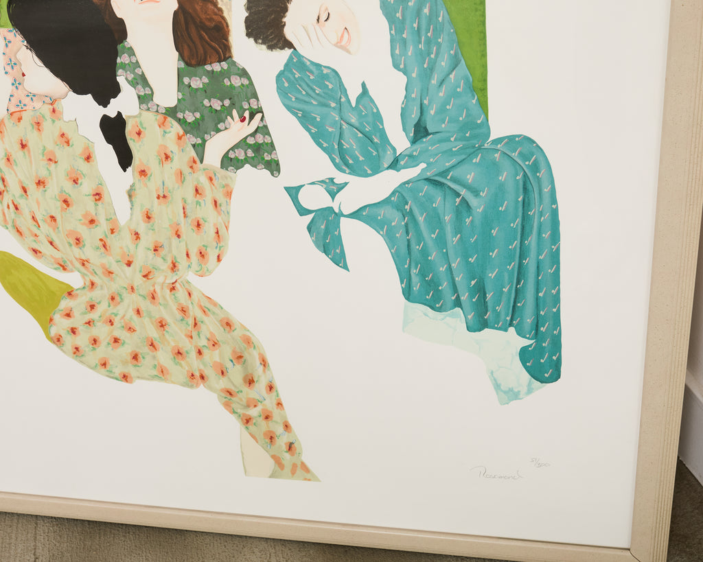 Christine Rosamond Signed Lithograph "Storyteller III" 1991