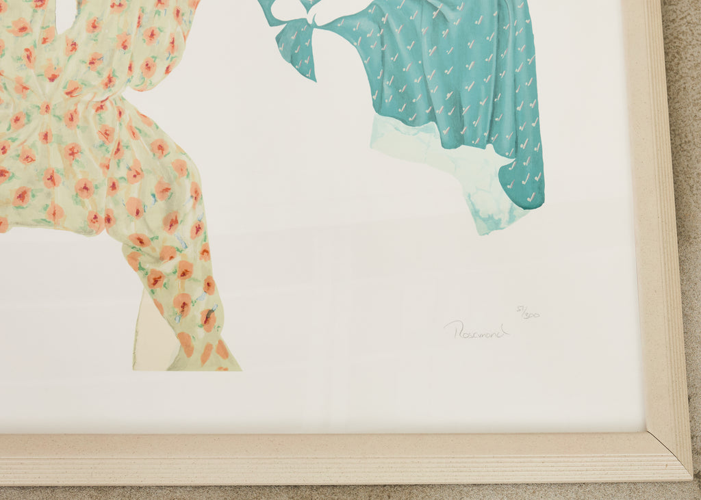 Christine Rosamond Signed Lithograph "Storyteller III" 1991