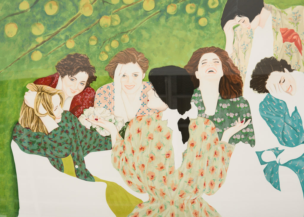 Christine Rosamond Signed Lithograph "Storyteller III" 1991