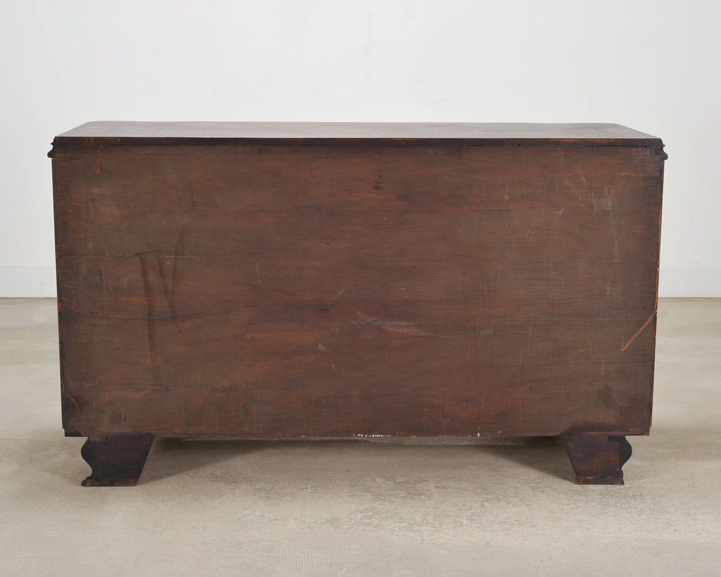 1940s Swedish Modern Nordens Flora Botanical Sideboard Cabinet