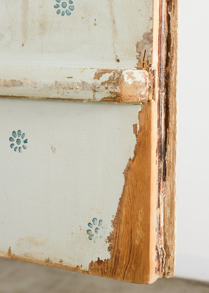 18th Century Swedish Gustavian Two Part Painted Secretary