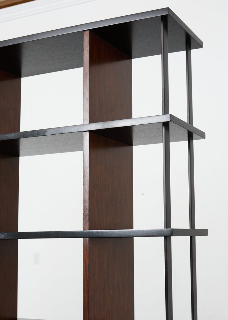 Pair of Ralph Lauren Italian Oak Cushing Etagere Bookcases