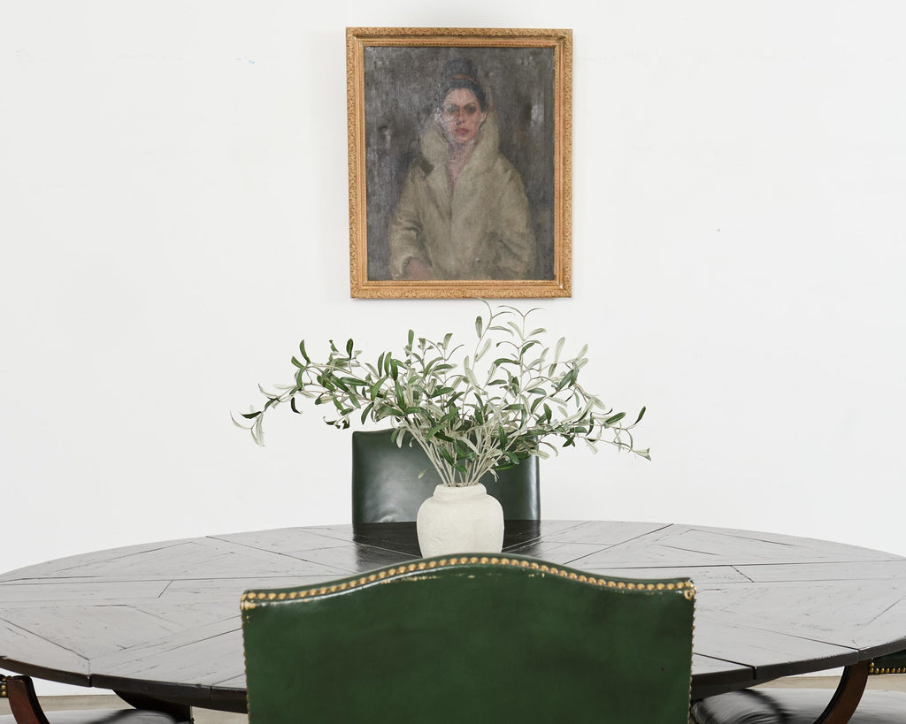 Mid-century Modern Italian School Portrait of a Lady