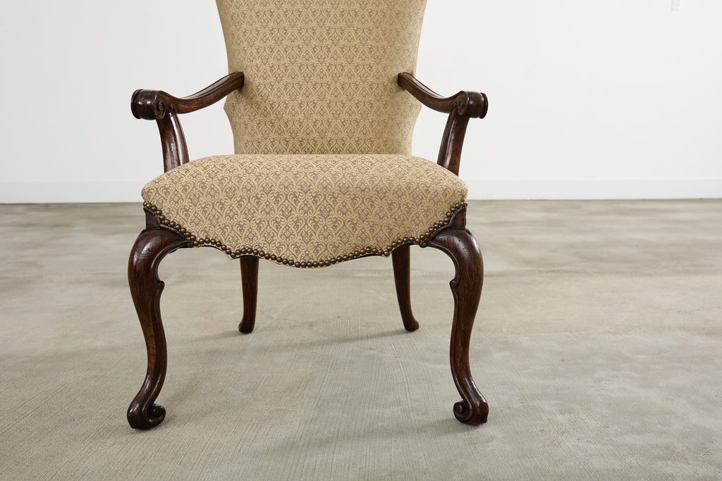 Set of Ten Therien Studio Volute Walnut Dining Chairs