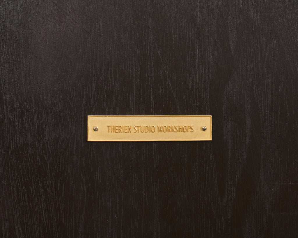 Therien Studio for Dessin Fournir Walnut Volute Dining Table