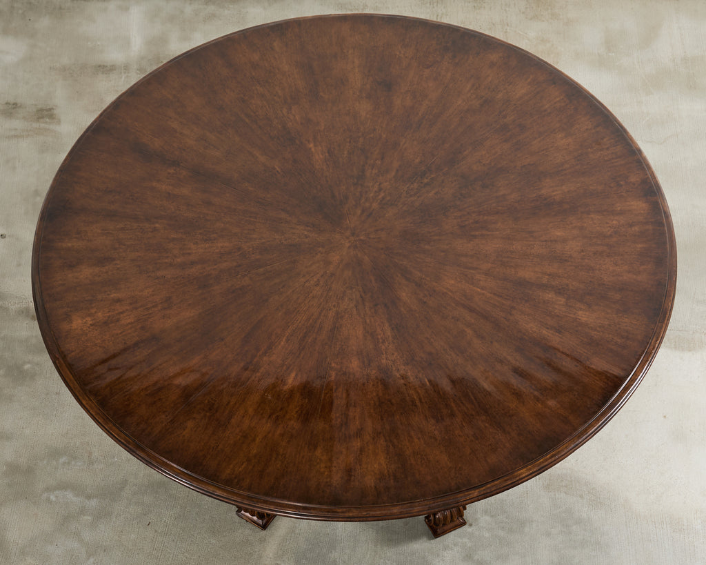Therien Studio for Dessin Fournir Walnut Volute Dining Table