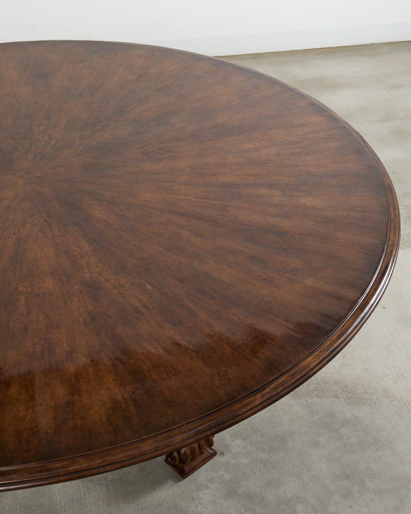 Therien Studio for Dessin Fournir Walnut Volute Dining Table