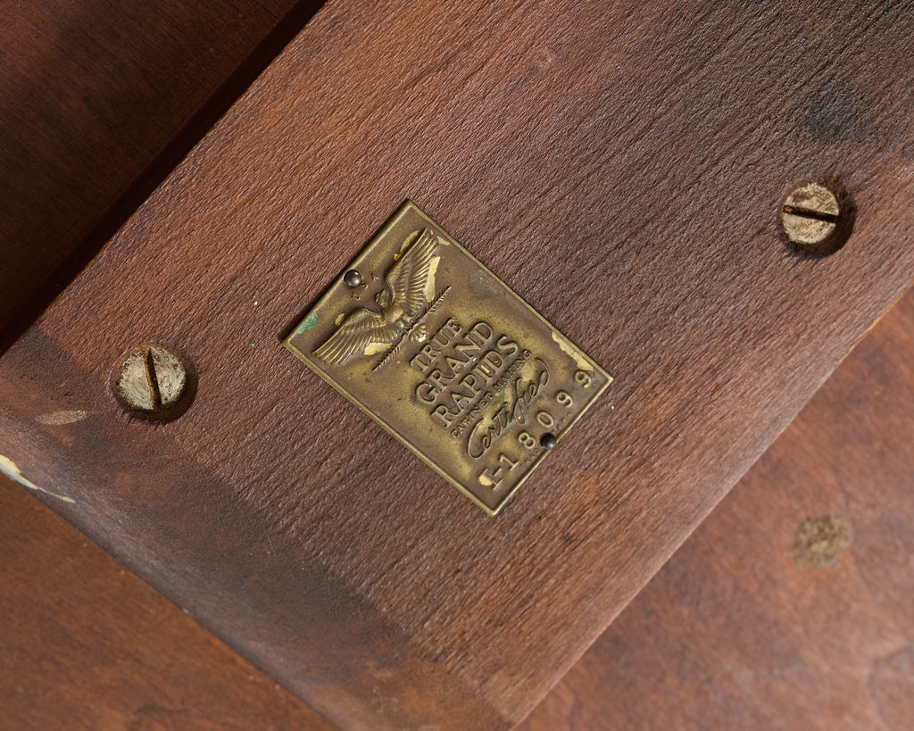 Georgian Style Carved Mahogany Pie Crust Tripod Drinks Table
