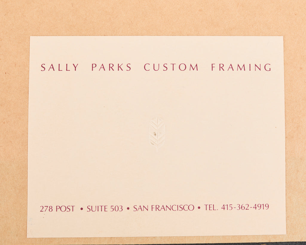 Tomales Bay Watercolor in Silver Giltwood Frame