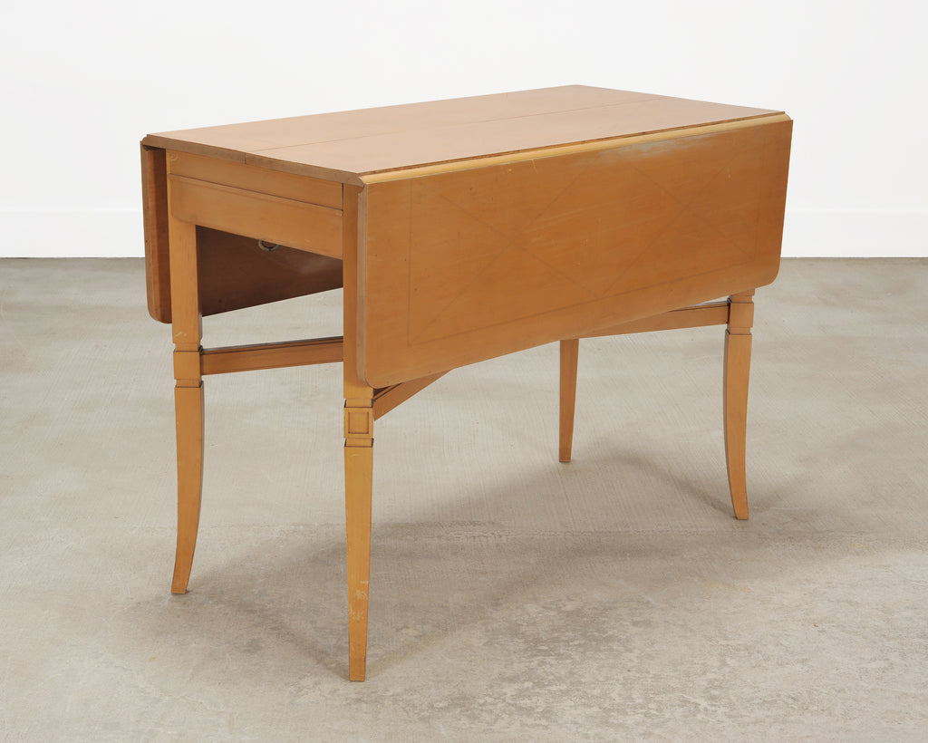 Tommi Parzinger for Charak Mahogany Danbury Extend Dining Table