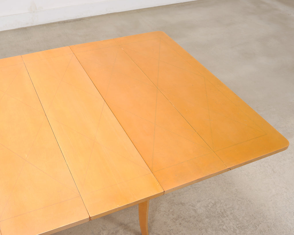 Tommi Parzinger for Charak Mahogany Danbury Extend Dining Table