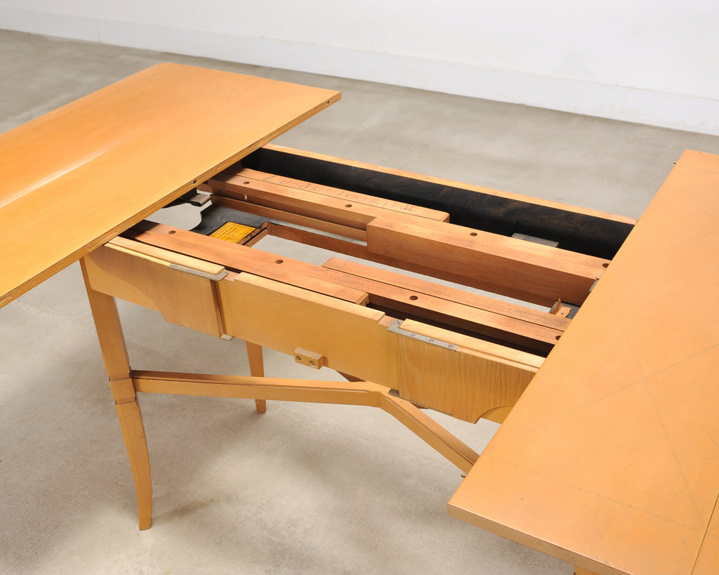 Tommi Parzinger for Charak Mahogany Danbury Extend Dining Table